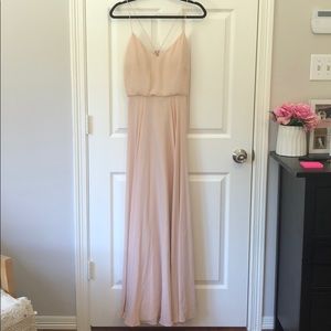 Jenny Yoo Inesse bridesmaid dress, blush, 6